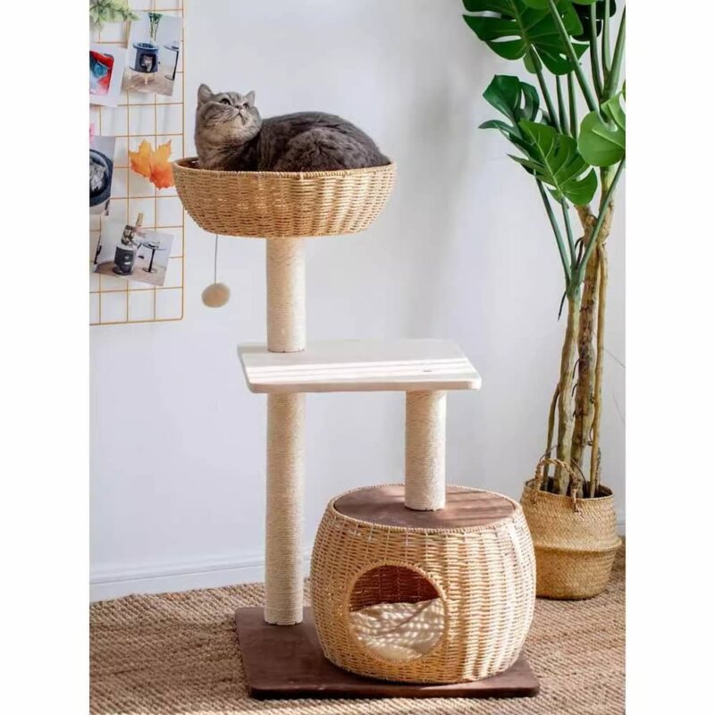 Indoor cat trees house for small spaces - Image 2