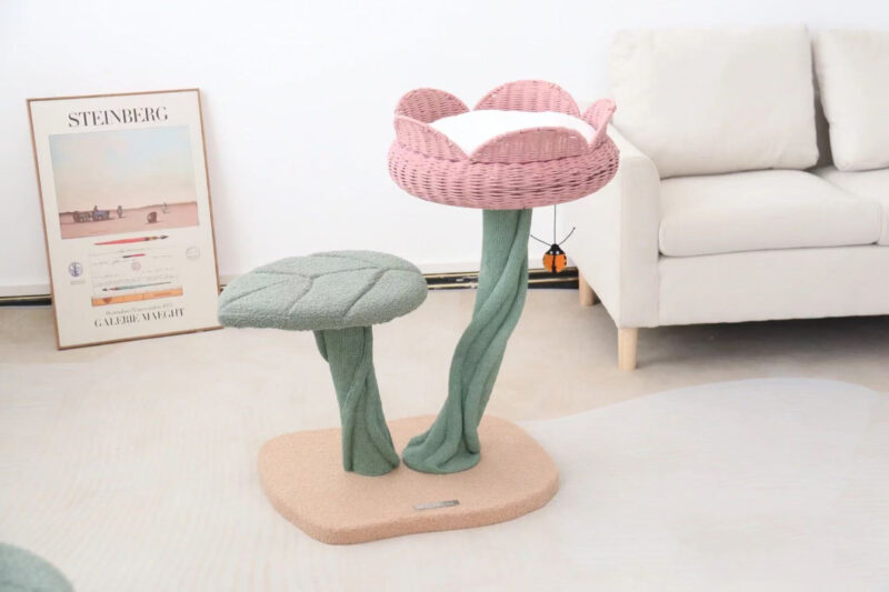 Tulip Design Cute Cat Climbing Frame Cat Nest Pet Supplies Cat Dwarf Cat Claw Grinder Cat Scratcher - Image 8