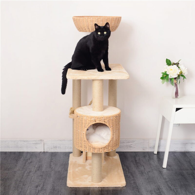 Large cat tree tower,cat tree scratching post - Image 3