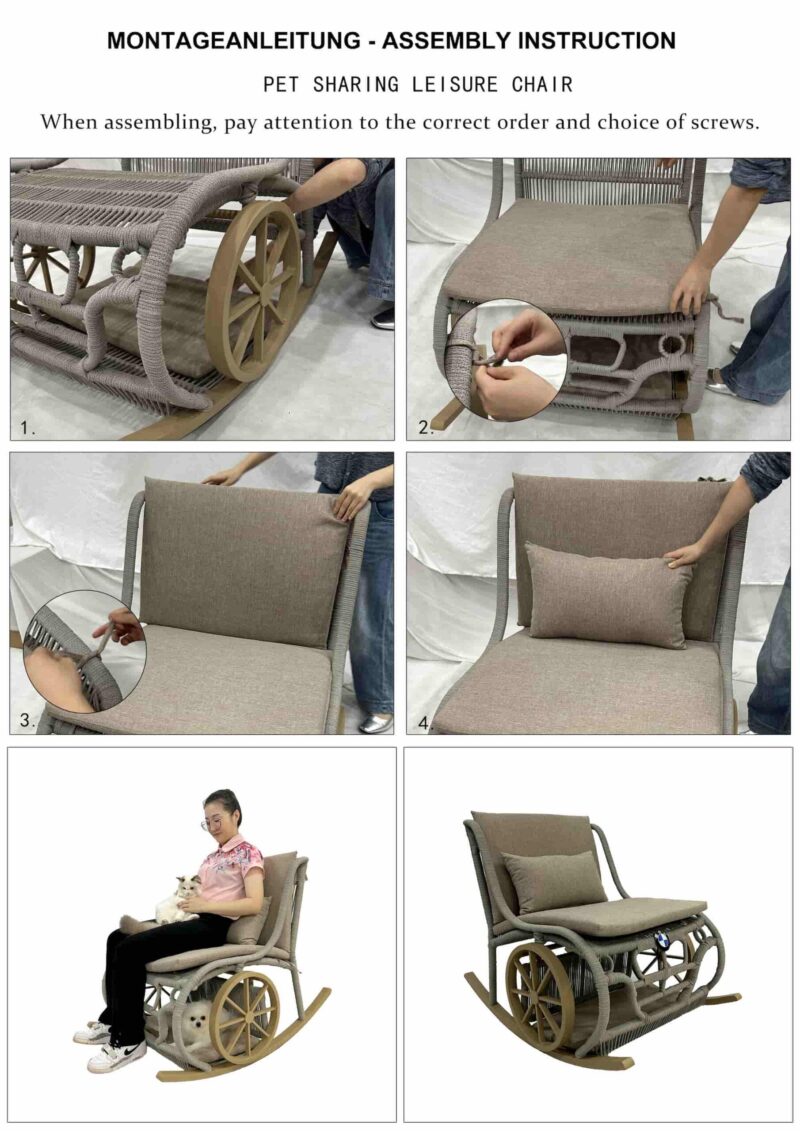 Outdoor cat furniture, New Woven Chairs - Image 6