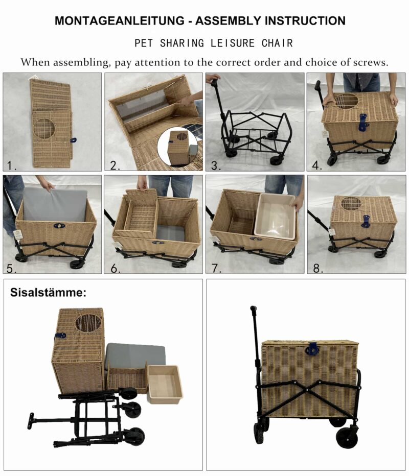 Outdoor pet trolley case for cat and puppy - Image 5